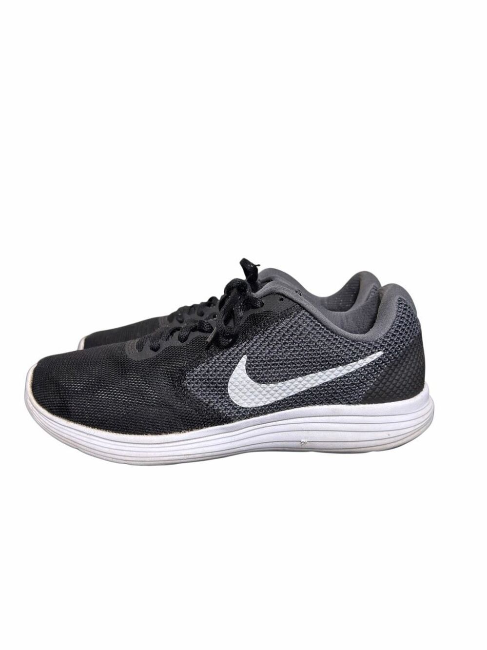Nike Revolution 3 819300-001 Mens 8.5 Running Shoes Black Gray Athletic Sneaker